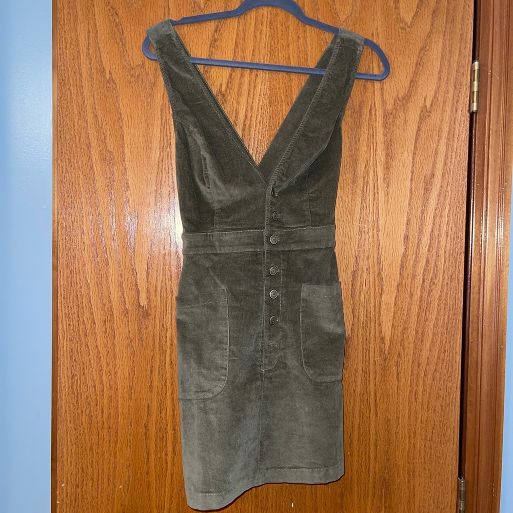Wander My Way Corduroy Pinafore Dress - Picture 3 of 4